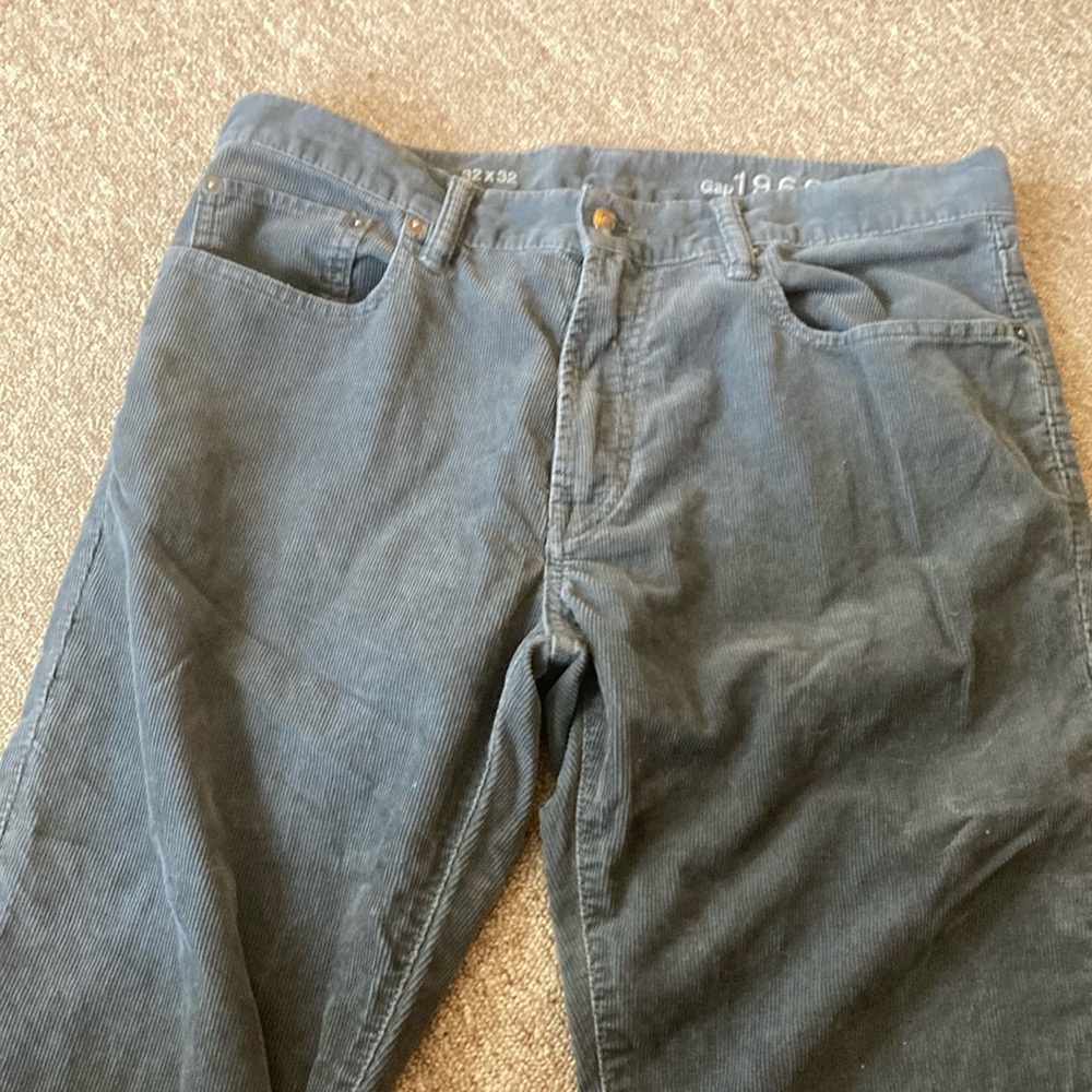 Gap Men's Gray Corduroy Jeans - Picture 7 of 9